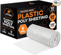 Xpose Safety Clear Plastic Sheeting 10 Pack – 20' x 100' Rolls – Heavy Duty 6 by XposeSafety
