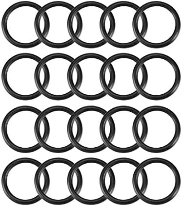 uxcell Pack of 20 Nitrile Rubber O-Rings 17mm OD 13mm ID 2mm Width by uxcell