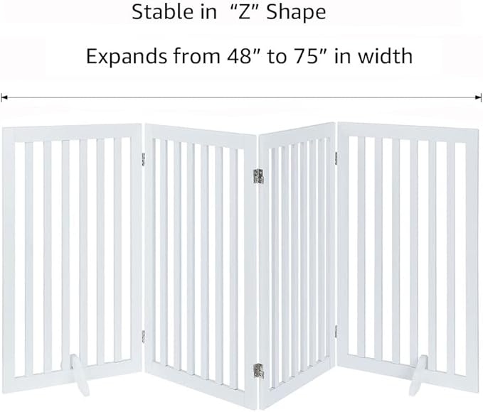unipaws 36”H Free Standing Pet Gate - Image 6