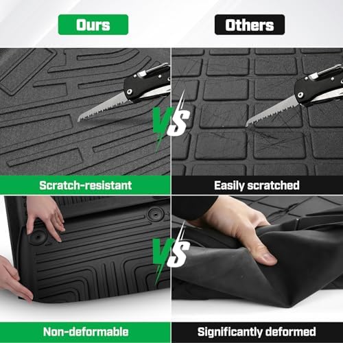 Cartist Floor Mats for Ford Fusion & Lincoln MKZ 2013-2016, All Weather Floor Liners for Fusion Accessories, Heavy Duty TPE Car Mats, Car Accessories - Image 4