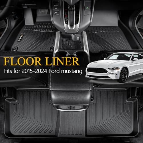 Floor Mats for Ford Mustang 2015-2026 Convertible/Coupe/GT/EcoBoost - Image 2