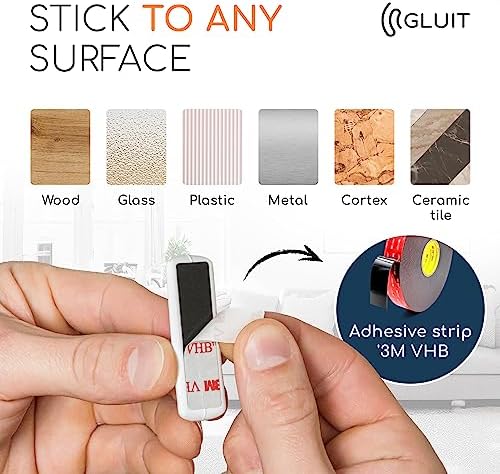 Cord Organizer for Desk, Nightstand Cable Holder, 5 Pack, Multislot, White - Image 3