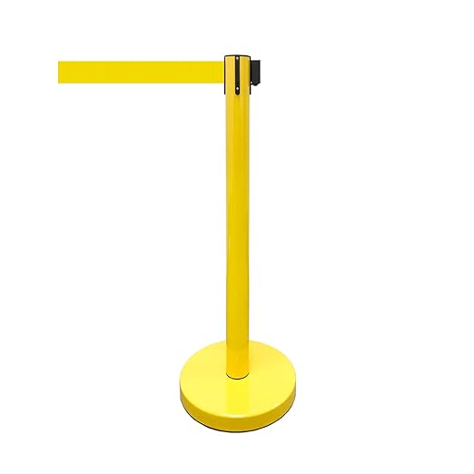 VIP Crowd Control Retractable Belt Stanchion Queue Safety Barrier Set - Image 5