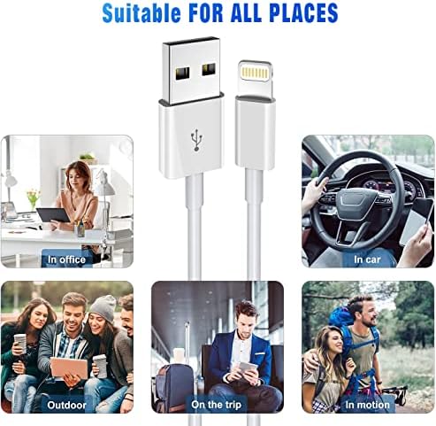 [Apple MFi Certified] Lightning Cable 5pack [3/3/6/6/10FT] - Image 6
