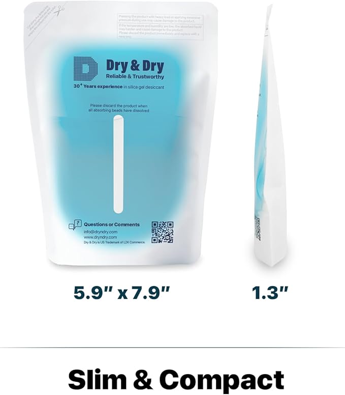 Dry & Dry 24 Packs Standing Moisture Absorbers to Control Excess Moisture - Image 6