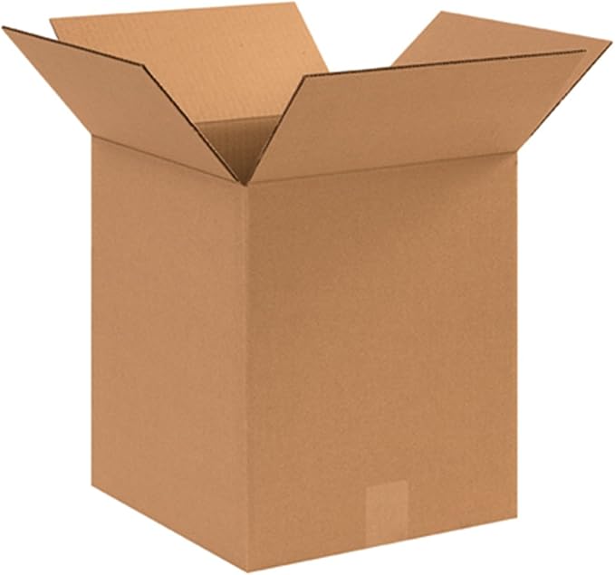 Secure Seal - 10x10x13 Pack of 100 Corrugated Cardboard Packing Shipping by Secure+Seal