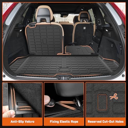 Mixsuper Floor Mat for Volvo XC90 7 Seat 2016-2026(Only for PHEV & Hybrid) - Image 5
