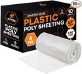 Xpose Safety Clear Plastic Sheeting 10 Pack – 12' x 100' Rolls – Heavy Duty 6 by XposeSafety