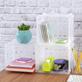 Sterilite Mini Crate, Multi-Purpose Plastic Storage Bin, Clear, 12 Pack by Sterilite