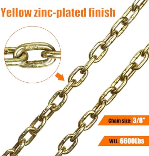 ENJ 2 Pack Transport Binder Chain 3/8 Inch x 10 Foot - Image 3