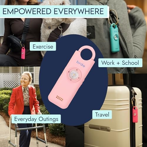 She’s Birdie 3.0 New Version – The Original Personal Safety Alarm for Women by Women–Loud Siren, Flash Light and Rechargeable Battery in a Variety of Colors (Coconut) - Image 5