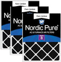 Nordic Pure 18x20x1 Pleated MERV 8 Pure Carbon Air Filters 3 Pack by NordicPure