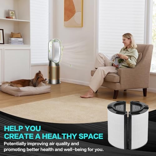 360° Combi Glass HEPA + Carbon Filter for Dyson HP1 PC1 PC2 TP10 HP10 HP09 - Image 6