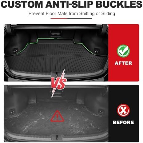 Custom Fit Floor Mats and Cargo Mat for Lexus ES 2019-2024 (ES350/ES300h) & 2025 ES300h - All Weather Protection - Image 6