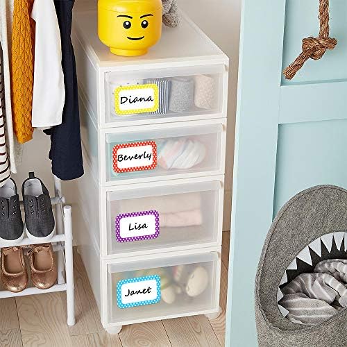 L Liked 250 Colors Star Name Tag Labels 3.5"x2.25" for School Office Home - Image 6