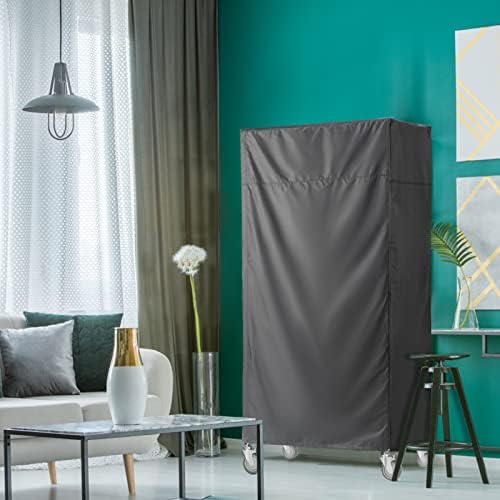 Storage Rack dust Cover, Fits 23.2"W x 13.4"D x 48"H Shelving Unit - Image 5