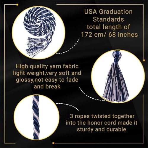 Graduation Honor Cords for Graduation 2026,National Honors Society Cords - Image 2
