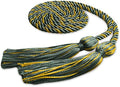 Endea Graduation Single Honor Cord Two-Color (Forest Green/Gold) by EndeaGraduation