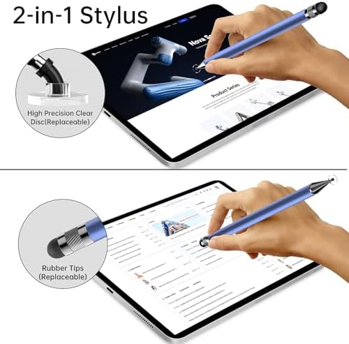 Bopomofo Stylus(5 Pcs),2-in-1 Stylus Pen for Touchscreen,Capacitive Stylus - Image 3
