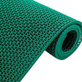 Drainage Non Slip Floor Mats Wet Area Commercial Mesh Rubber Flooring Mat Garage Pools Restaurant Bathroom Patio Outdoor Indoor Drain Splash Rug Mat,Green,1.2×1M/4×3.3FT by WLWLEOFLOORMAT