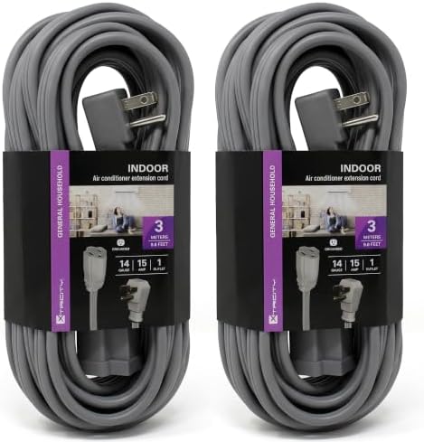 10 FT Heavy Duty Air Conditioner and Appliance Extension Cord by Xtricity
