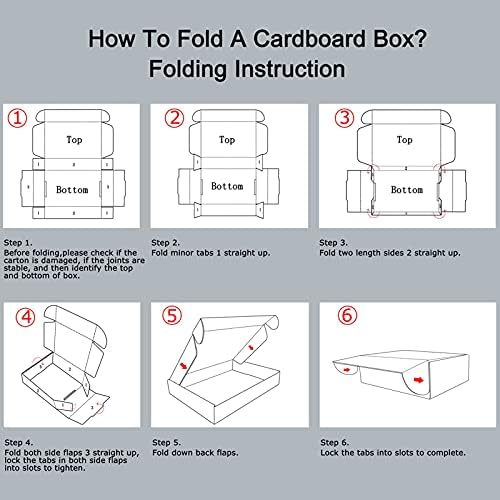 RLAVBL 9x6x2 Inches Shipping Boxes Set of 25, White Small Corrugated Cardboard Box, Mailer Boxes for Packing Small Business - Image 6