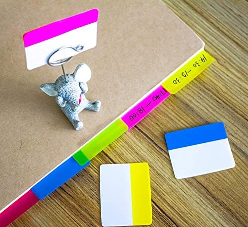 ELII 900 Pcs 2 Inch Sticky Index Tabs - Colorful Writable Book Tabs - Image 4