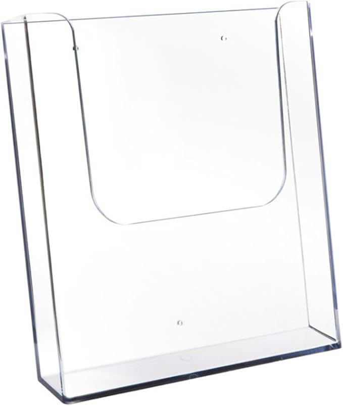 Clear Wall Mount File Display Rack Space Saving Acrylic Document Organizerss by Unknown
