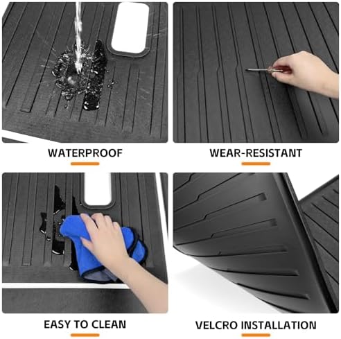 Cargo Mat Compatible with 2022-2025 Chevy Tahoe/GMC Yukon Cargo Liner Backrest Liner Seatback Protector for Chevrolet Tahoe/GMC Yukon Accessories(22-25 Tahoe/Yukon) - Image 5