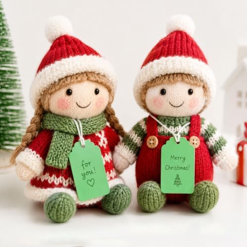 joycraft 200Pcs Gift Tags with String Attached, 2.8x1.6 in Green Price Tags - Image 4