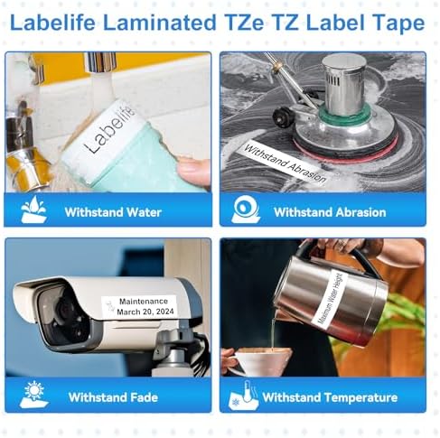 36mm Label Tape TZe-261 Replacement for Brother P Touch TZe TZ Tape 1.4'' - Image 5