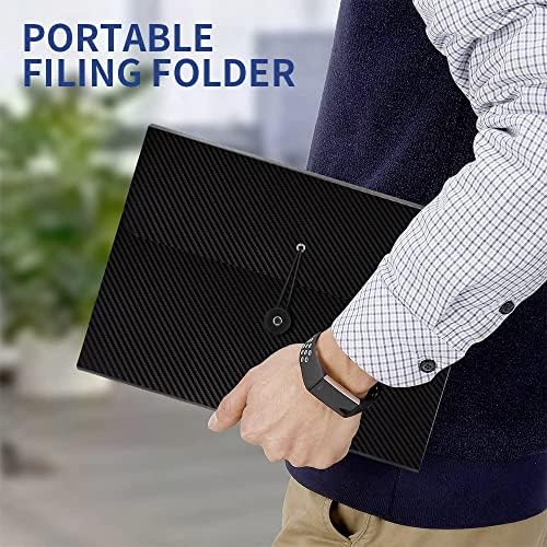 3Pcs Expanding File Folder, 13 Pockets Accordion File Holder Organizer, A4 Letter Size Paper Document Receipt Organizer Accordian Filing Folder for Classroom, Home, Office and Travel - Image 6