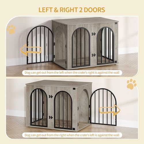 Hzuaneri 31.5'' Dog Crate Furniture,Dog Kennel Indoor for Small/Medium Dogs - Image 4