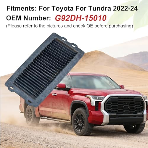 HV for battery Cooling Air Filter Screen, HV for battery Filter For Toyota For Tundra 2022-24 Replace G92DH-15010 High Voltage Cooling Filter Screen - Image 4