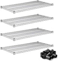 21" x 42" Wire Shelving Replacement Shelf 4 Pack for Retail Displays, Stock Rooms, and Storage, NSF by Zedfire