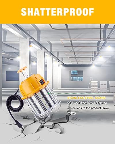 LED Temporary Work Light 150W 18000LM 5000K LED Construction Lights (Pack of 2) - Image 5