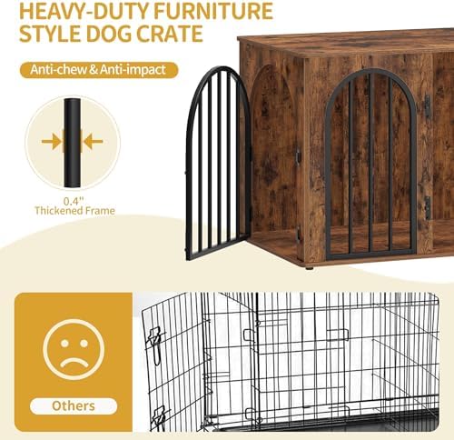 Hzuaneri 31.5'' Dog Crate Furniture,Dog Kennel Indoor for Small/Medium Dogs - Image 6