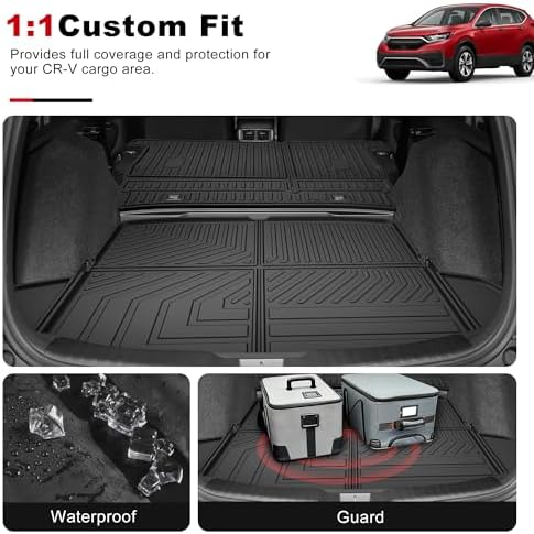 for 2017-2022 Honda CR-V Cargo Liner & Backrest Mat - Image 2