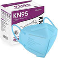 Miuphro 50 Pack Cup Dust Safety Disposable Masks, KN95 5-Layer Foldable Masks by Miuphro