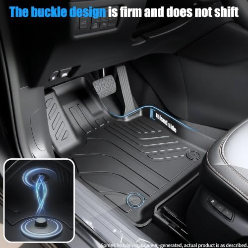 Floor Mats & Cargo Liners Replacement for Mazda CX-5 (2017-2026 cx-5, Trunk Liner) (2026 cx-5, Foot Mat Set) - Image 2