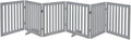 unipaws 120" Extra Wide Pet Gate, Free Standing Dog Gate by unipaws