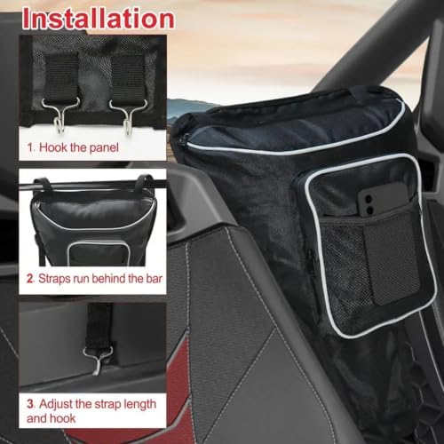 UTV Center Console Storage Bag For Kubota RTV-X1120 Worksite 2022–2026 - Image 6