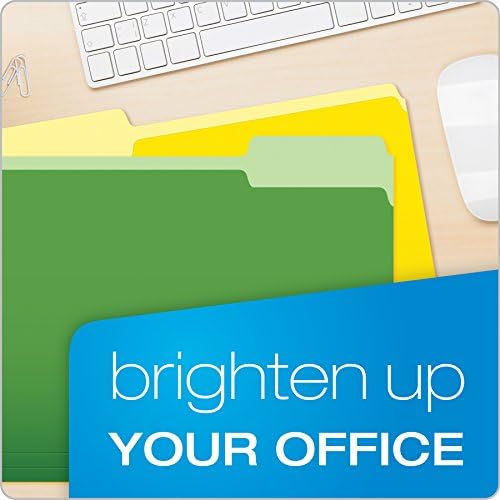 Pendaflex Two-Tone Color File Folders, Letter Size, Assorted Colors, 1/3 Cut, 100 per box (152 1/3 ASST) - Image 6