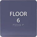 6" X6" Floor 6 Sign by ADACentralSigns