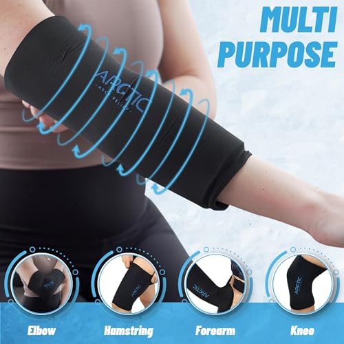 Value 2 Pack | Elbow Ice Pack Wrap & Knee Ice Pack Wrap - Image 4