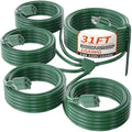 7+6+6+6+6 FT 1 to 4 Splitter Outdoor Extension Cord with Multiple Outlets by PlugSaf