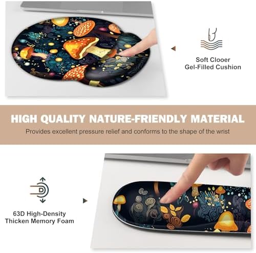 Gaming Mouse Pad, Large Desk Mat Cute Desk Pad Protector, 4in1 XXL Mousepad - Image 5