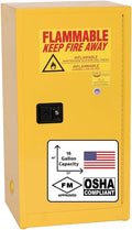 Eagle American Made 16 Gallon F﻿lammable Liquid Storage Cabinet, Self-Close by Eagle