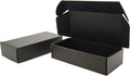 Small Black Shipping Boxes for Small Business Pack of 25-7x5x2 inches Cardboard by Lmuze