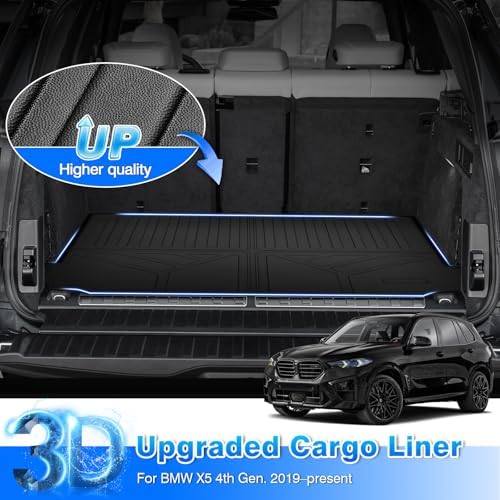 Cartist Floor Mats and Cargo Liner Fit for BMW X5 2019-2025 2026 All Weather Floor Mat X5 Accessories Heavy Duty Carpet Protection (Only for 5 Passengers) - Image 3